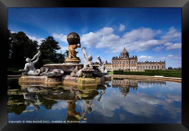 Castle Howard Yorkshire Framed Print by Giles Rocholl