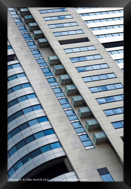 Bridgewater Place Offices Leeds Framed Print by Giles Rocholl