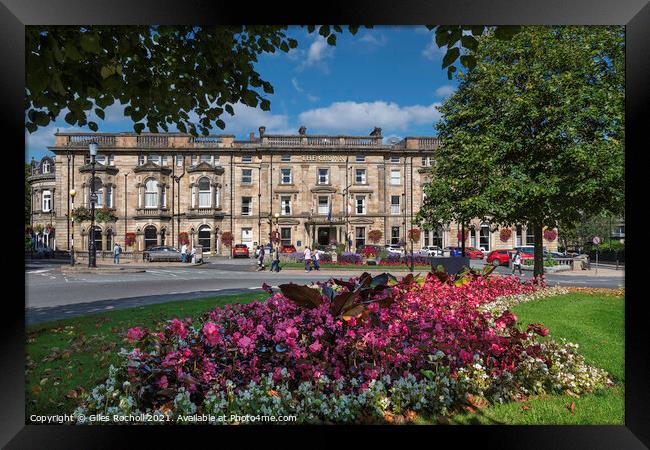 The Crown Hotel Harrogate Yorkshire Framed Print by Giles Rocholl