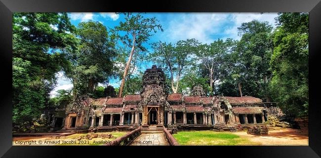 Ta Prohm Temple, Angkor Wat Framed Print by Arnaud Jacobs