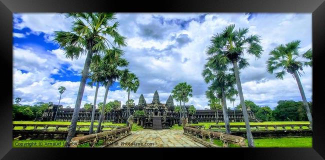 Angkor Wat Temple Framed Print by Arnaud Jacobs