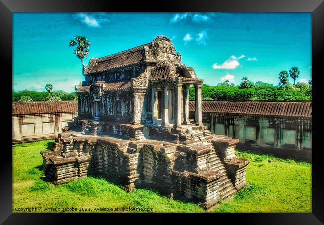 Angkor Wat Temple Framed Print by Arnaud Jacobs