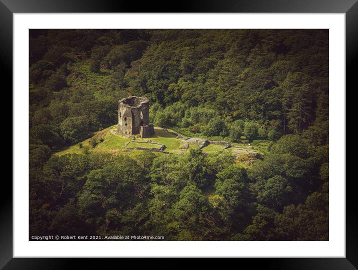 Dolbadarn Castle Framed Mounted Print by Bob Kent