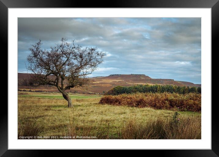 View to Higger Tor Framed Mounted Print by Bob Kent