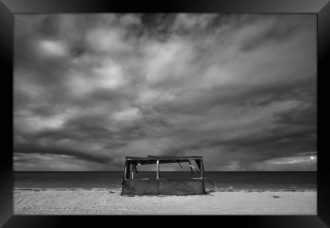 The shelter under the storm Framed Print by Dimitrios Paterakis