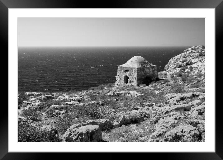 Guarding the Archipelago Framed Mounted Print by Dimitrios Paterakis
