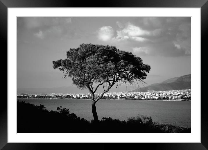 Standing alone  Framed Mounted Print by Dimitrios Paterakis