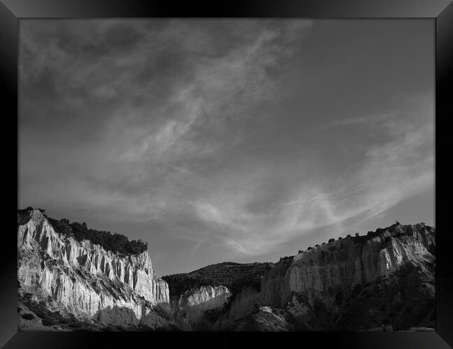 The clay mountains Framed Print by Dimitrios Paterakis