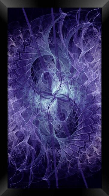 Purple Frills Framed Print by Maria Forrester