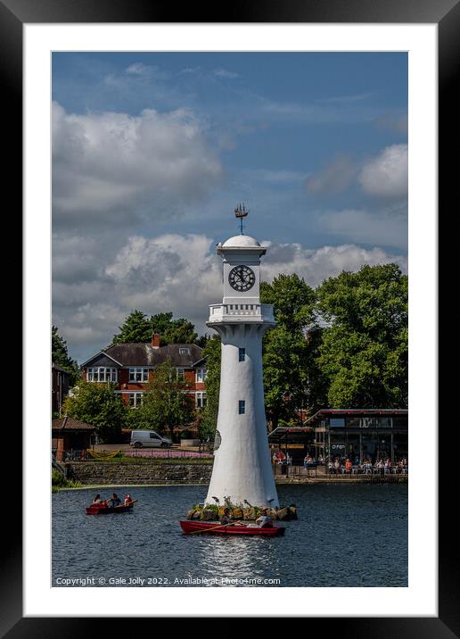 Roath Park Lighthouse Framed Mounted Print by Gale Jolly