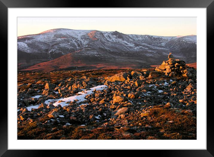 Beinn a Bhuird - Cairngorm Mountains - Scotland Framed Mounted Print by Phil Banks