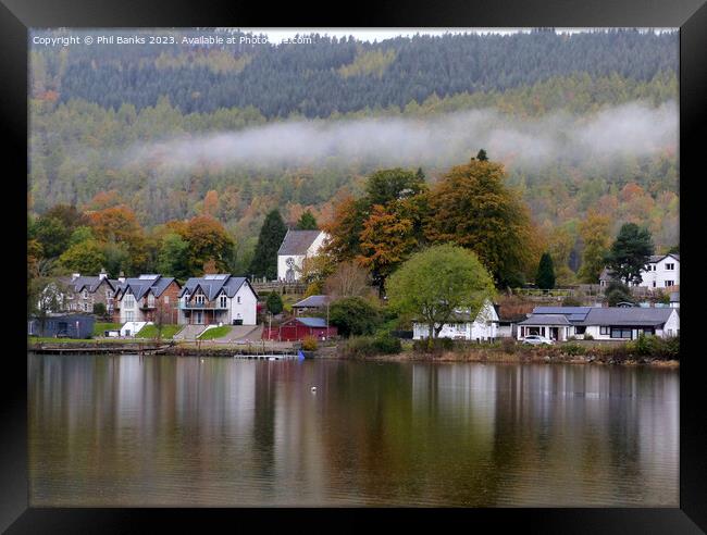 Kenmore by Loch Tay Framed Print by Phil Banks