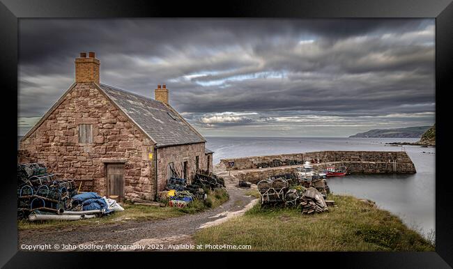 Cove Harbour Framed Print by John Godfrey Photography
