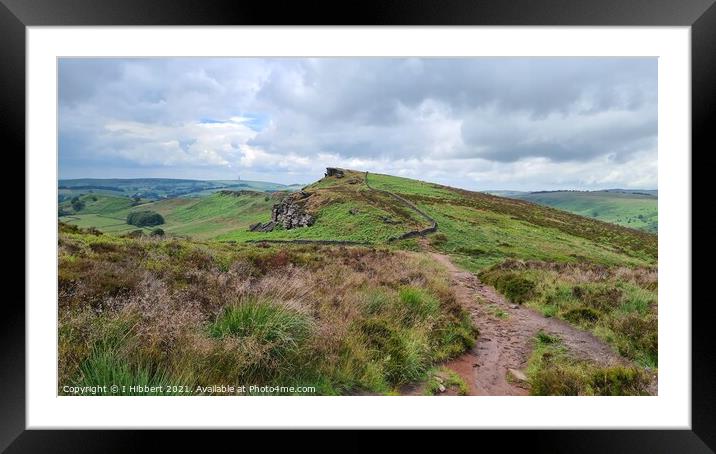 The Roaches Framed Mounted Print by I Hibbert