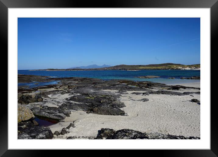 Bay Macneil Ardnamurchan Framed Mounted Print by Louis Costello