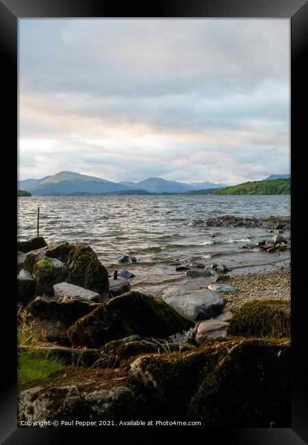 Lomond at rest Framed Print by Paul Pepper