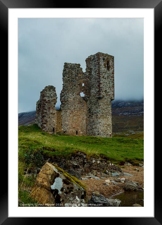 Ardvreck Castle Framed Mounted Print by Paul Pepper