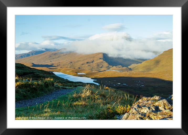 The path to paradise  Framed Mounted Print by Paul Pepper