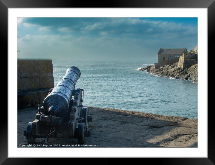 Protected Harbour Framed Mounted Print by Paul Pepper