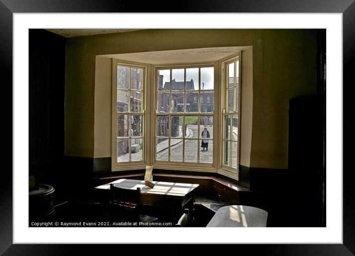 Through the window Framed Mounted Print by Raymond Evans