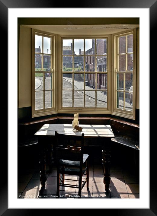 Window view Framed Mounted Print by Raymond Evans