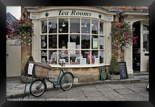 Tea Room UK Framed Print by Raymond Evans