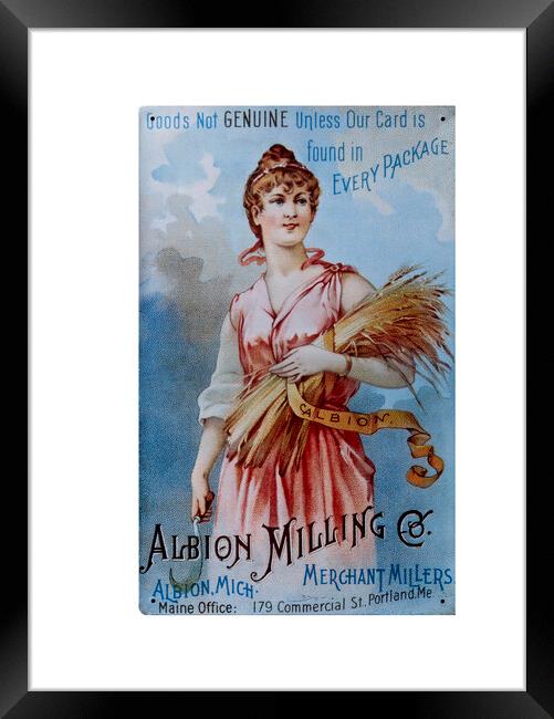 Albion Milling Co Framed Print by Raymond Evans