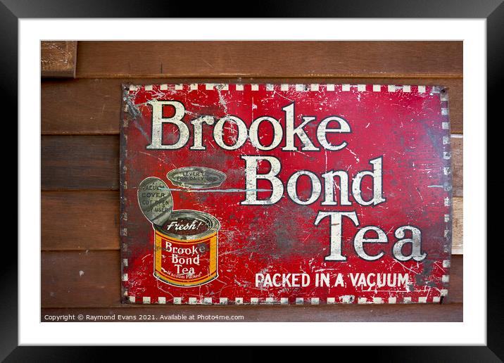 Brooke Bond Tea Framed Mounted Print by Raymond Evans