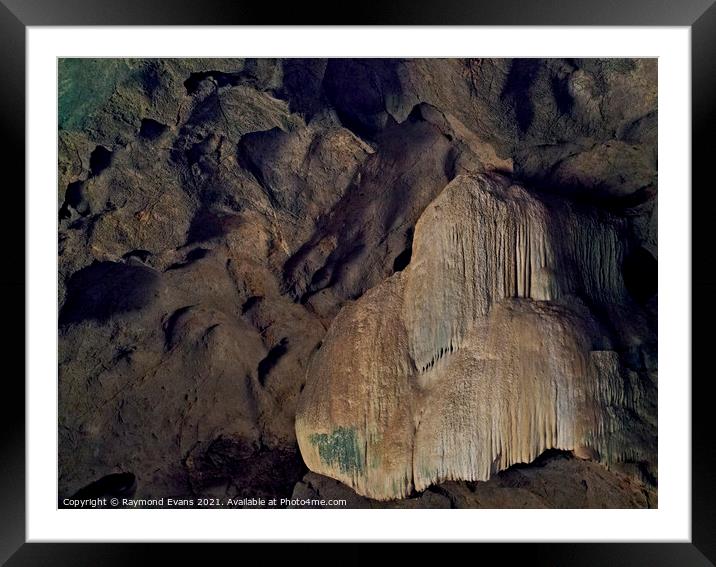 Rock formation Framed Mounted Print by Raymond Evans