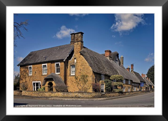 Wroxton House Hotel Banbury.  Framed Mounted Print by Raymond Evans