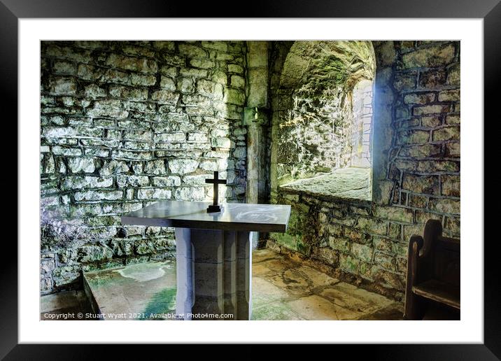 St Aldhelms Chapel Framed Mounted Print by Stuart Wyatt