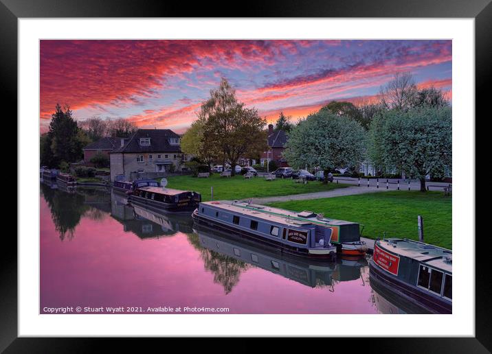 Hungerford Framed Mounted Print by Stuart Wyatt