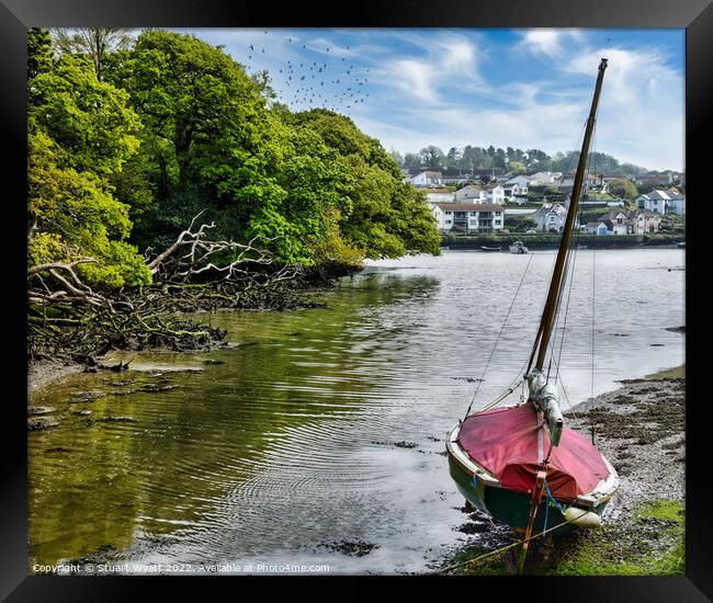 Up The Creek Framed Print by Stuart Wyatt