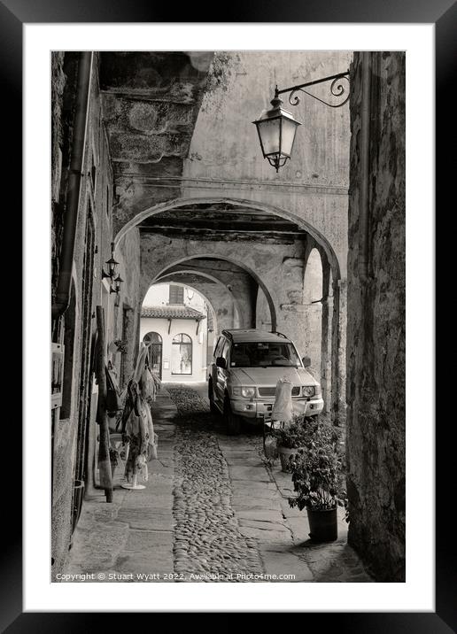 Street Scene, Italy Framed Mounted Print by Stuart Wyatt