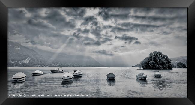 Lake Annecy, France Framed Print by Stuart Wyatt