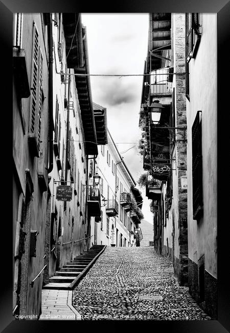 Connobio, Italy Framed Print by Stuart Wyatt