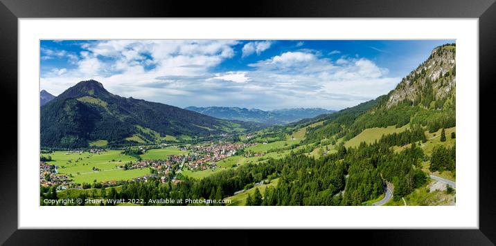 Hinterstein, Bavaria Framed Mounted Print by Stuart Wyatt