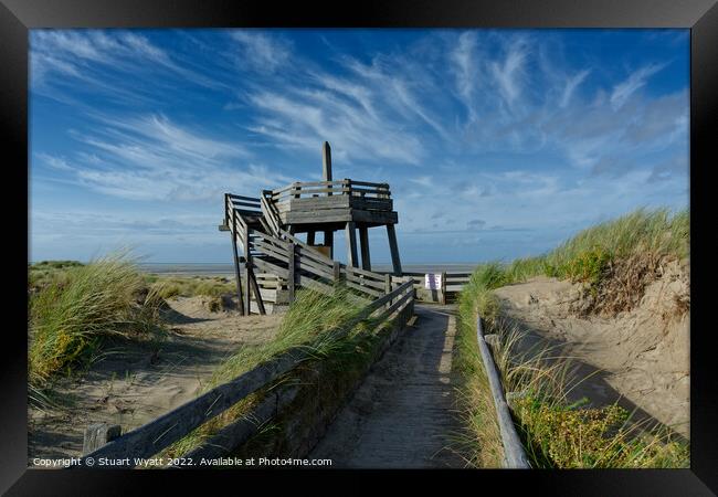 Viewpoint at Le Touquet-Paris-Plage Framed Print by Stuart Wyatt