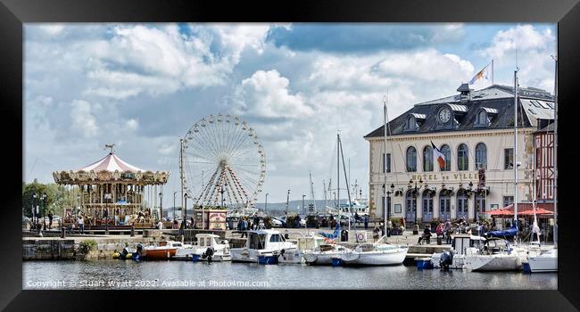 Hotel-de-Ville, Honfleur Framed Print by Stuart Wyatt