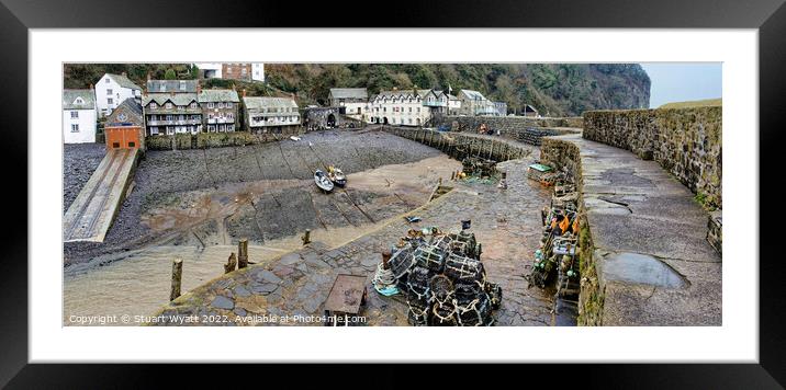 Clovelly Devon Framed Mounted Print by Stuart Wyatt