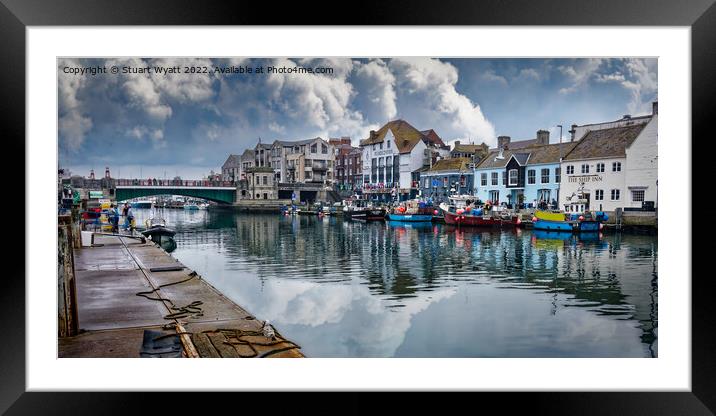 Weymouth Harbour Framed Mounted Print by Stuart Wyatt