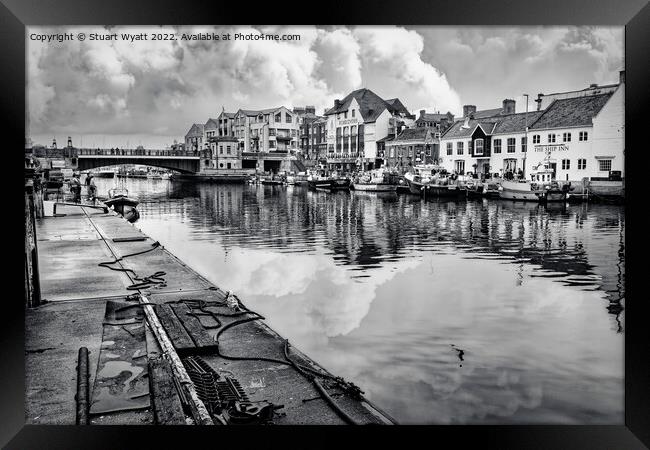 North Quay, Weymouth, Dorset Framed Print by Stuart Wyatt