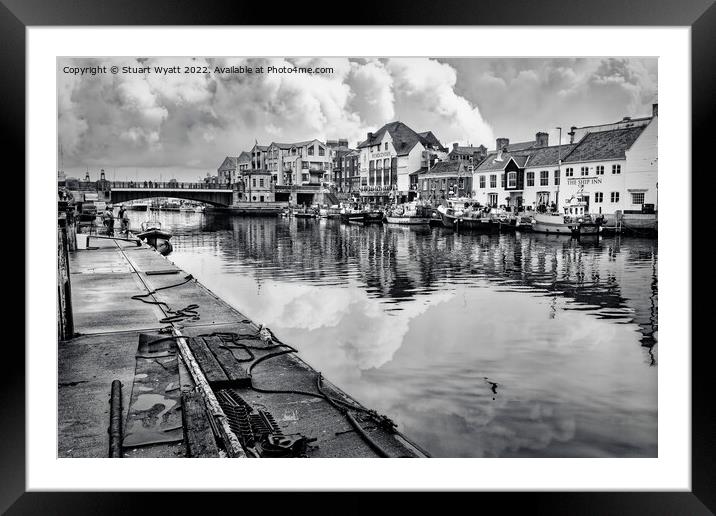 North Quay, Weymouth, Dorset Framed Mounted Print by Stuart Wyatt