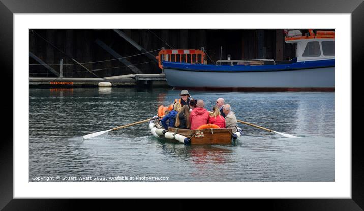 Weymouth Harbour Ferry Framed Mounted Print by Stuart Wyatt