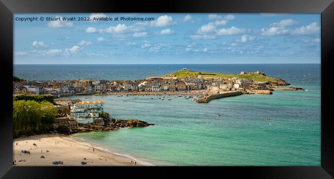 St Ives, Cornwall Framed Print by Stuart Wyatt