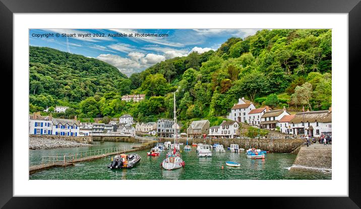 Lynmouth harbour Framed Mounted Print by Stuart Wyatt