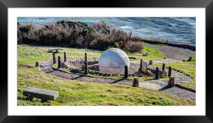 Swanage Great Globe Framed Mounted Print by Stuart Wyatt