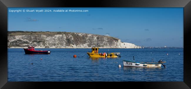 Swanage Bay Framed Print by Stuart Wyatt