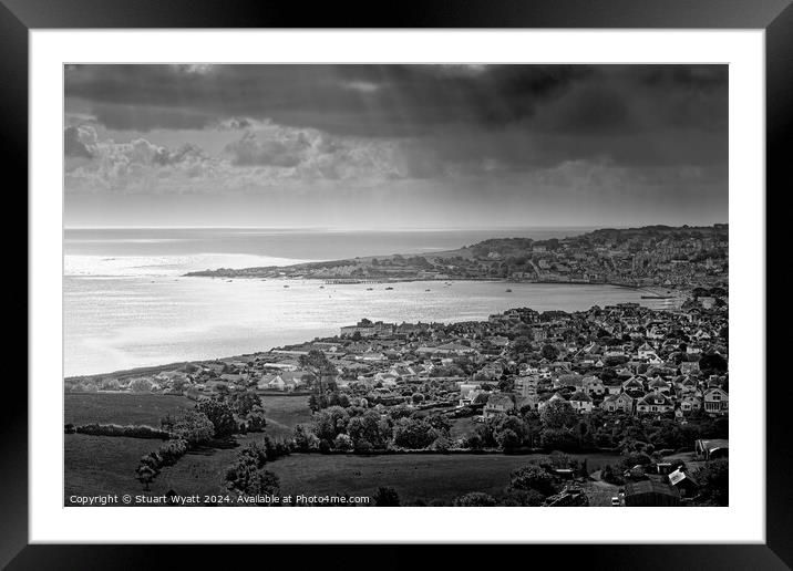 Swanage View Framed Mounted Print by Stuart Wyatt