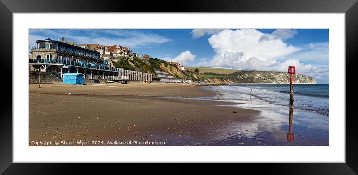 Swanage Framed Mounted Print by Stuart Wyatt